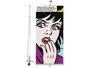 Expolinc Roll Up Compact 85 cm bredde Premium modell med trykt banner 